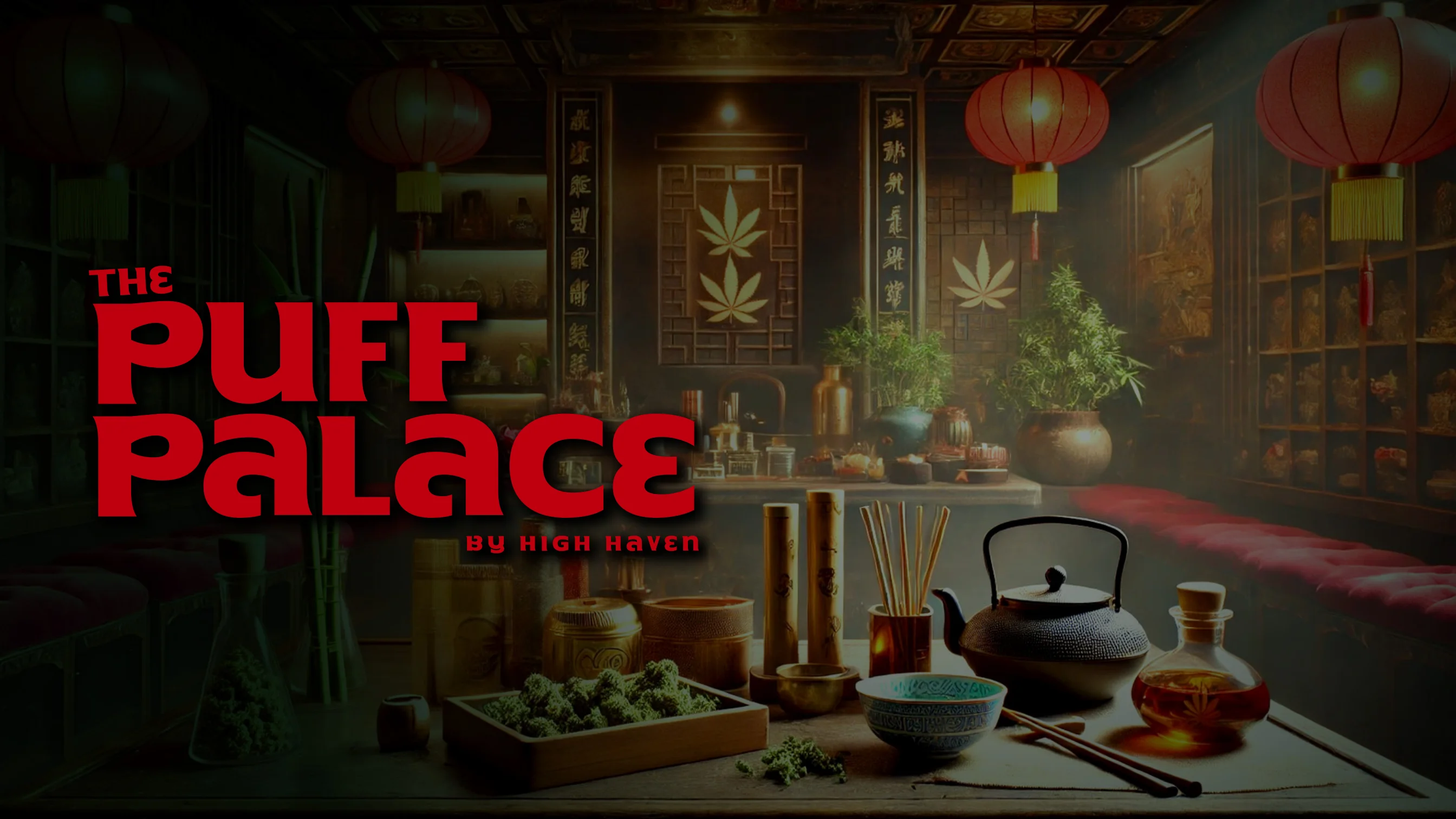 The Puff Palace identity from the High Haven brand guide.