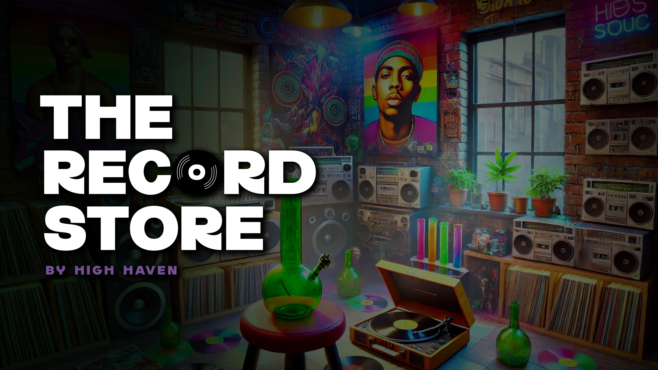 The Record Store identity from the High Haven brand guide.