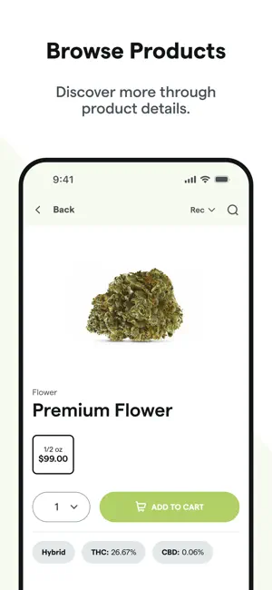Maribis published iPhone app artwork showing a product detail page.