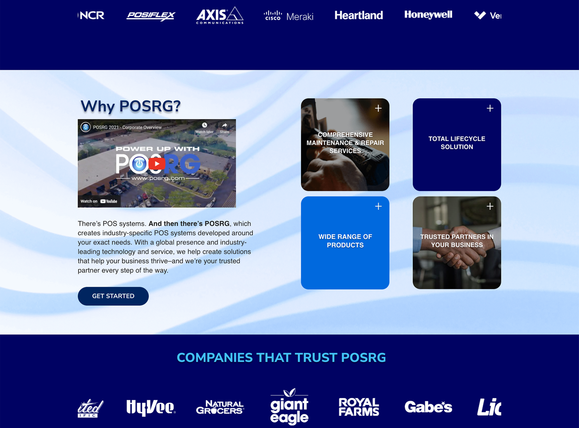 Home page Desktop Mockups