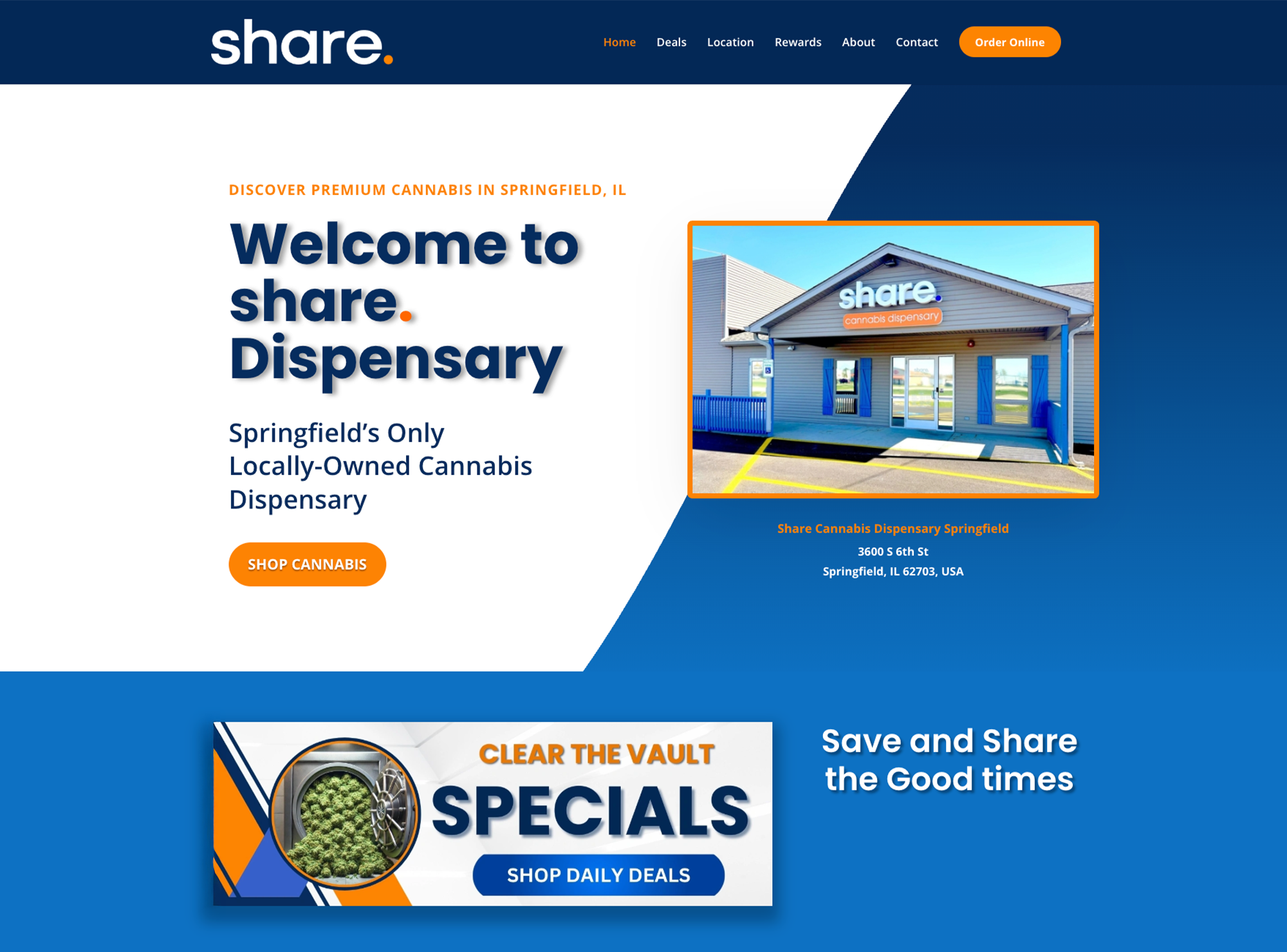 Home page Desktop Mockups