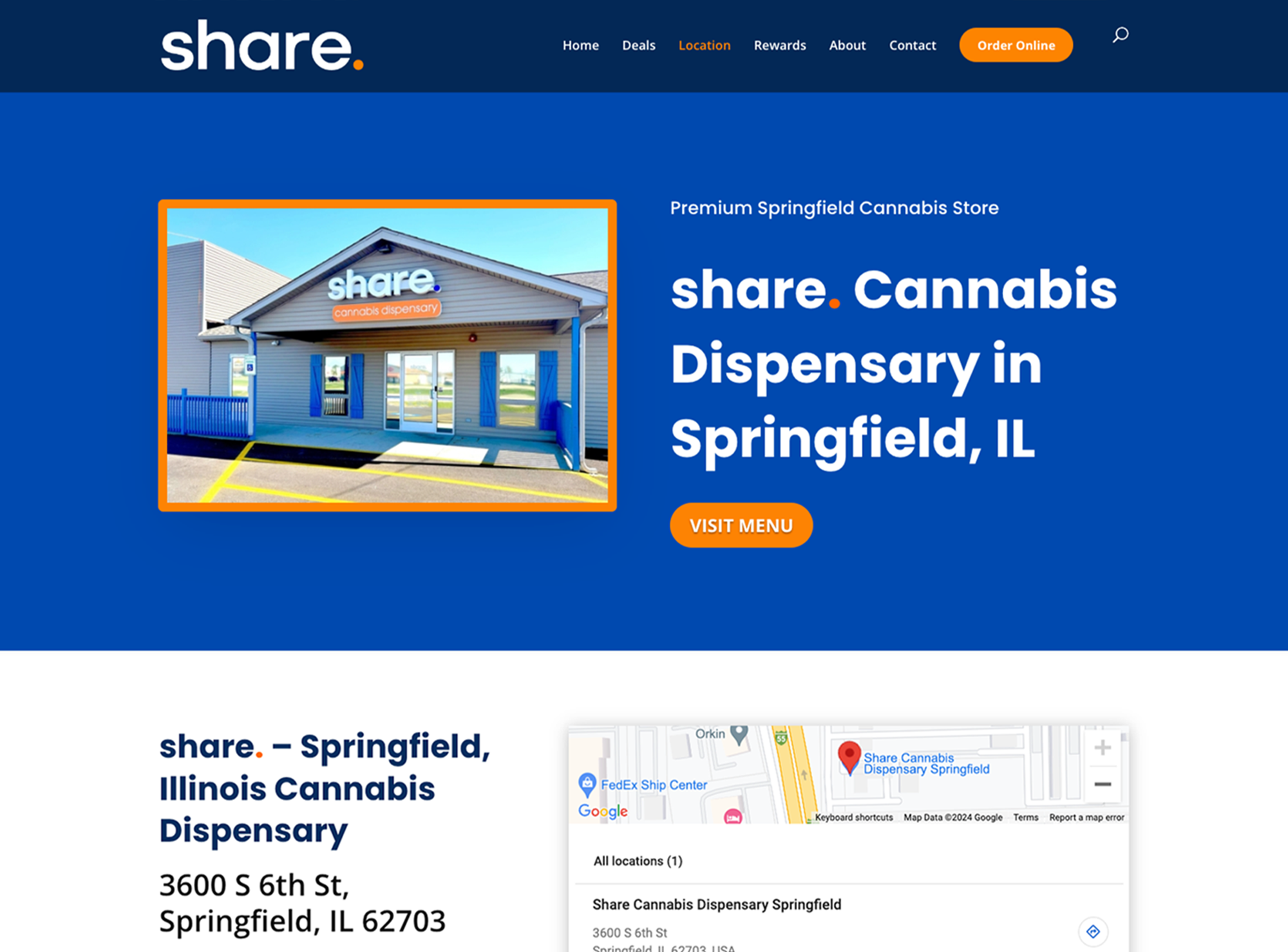 Locations page Mobile Mockups