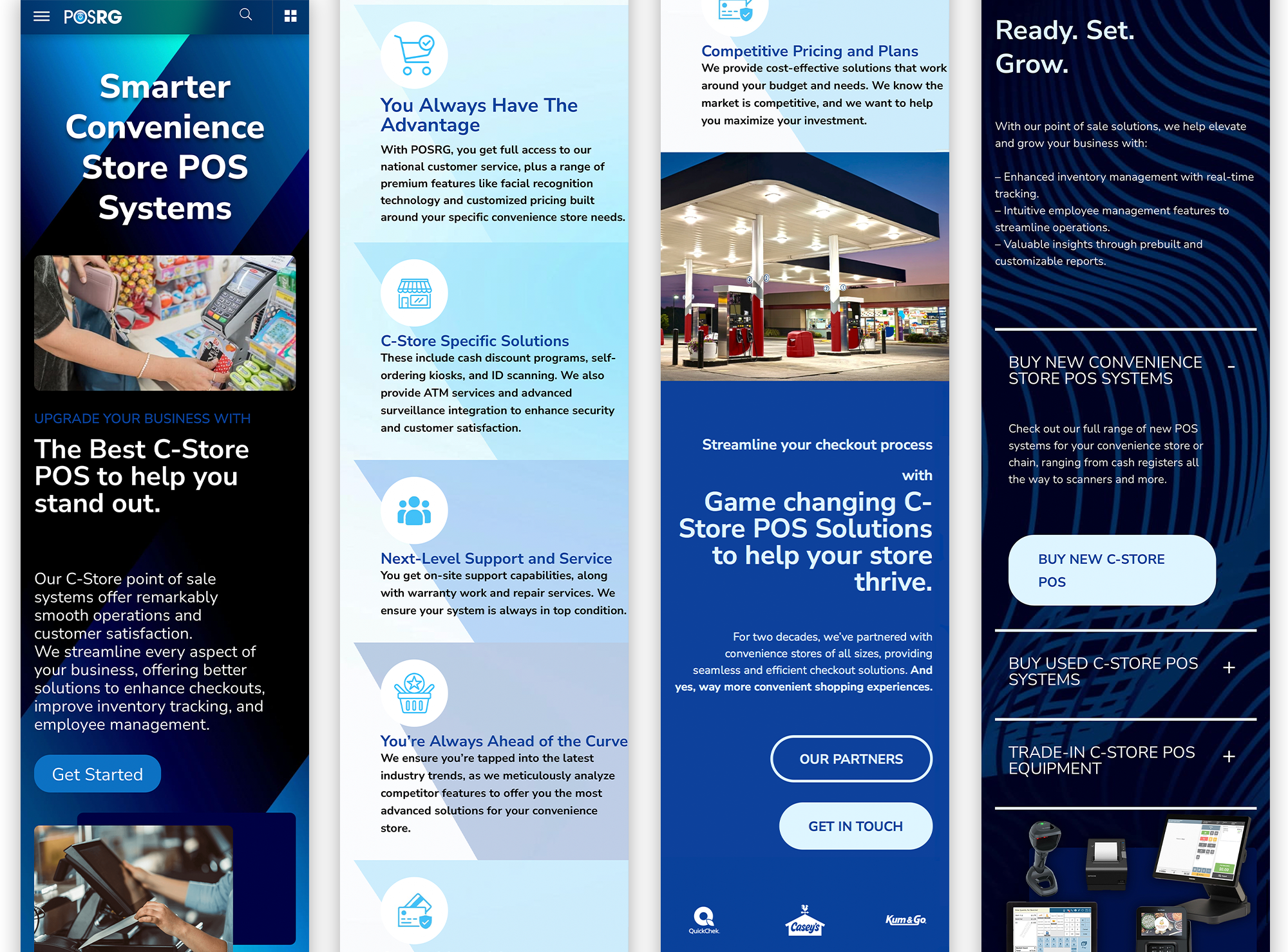 Locations page Mobile Mockups