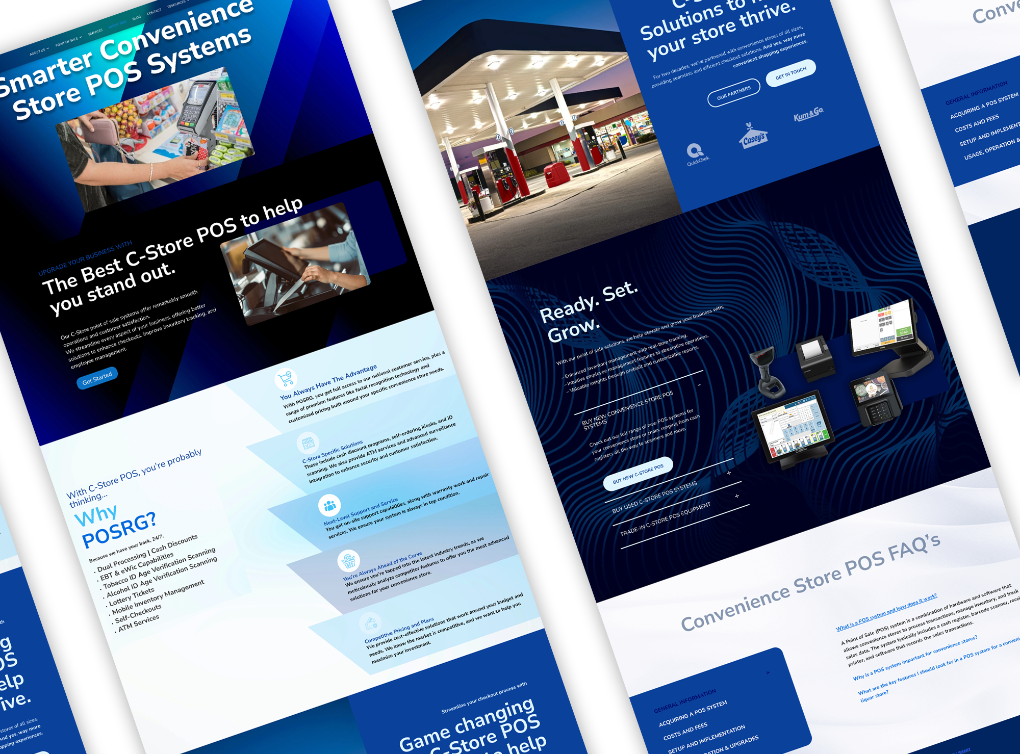 Locations page Desktop Mockups