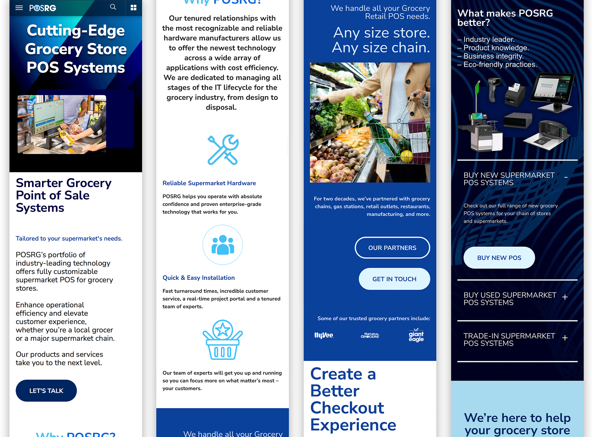 Locations page Mobile Mockups